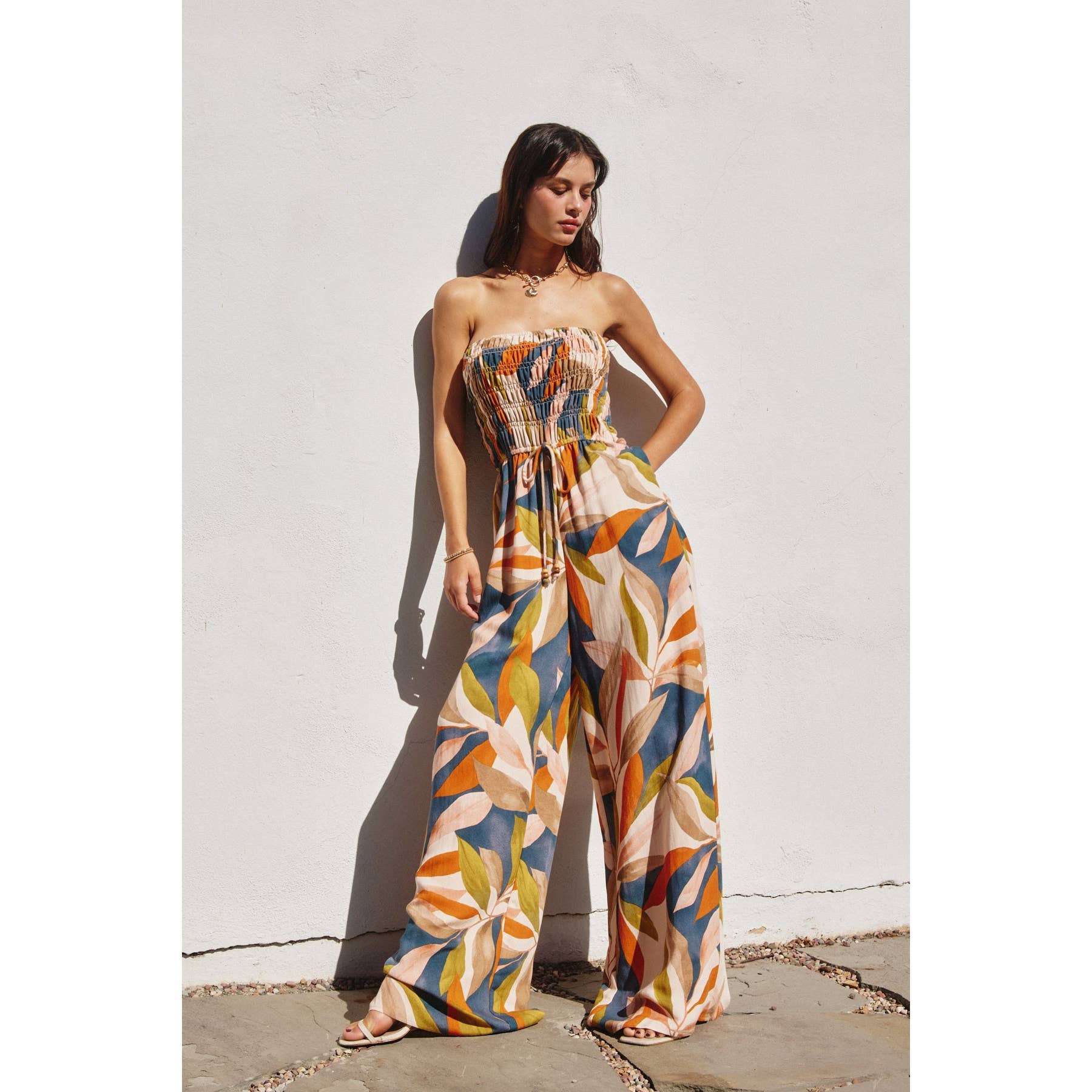 Destinations Wide Leg Jumpsuit