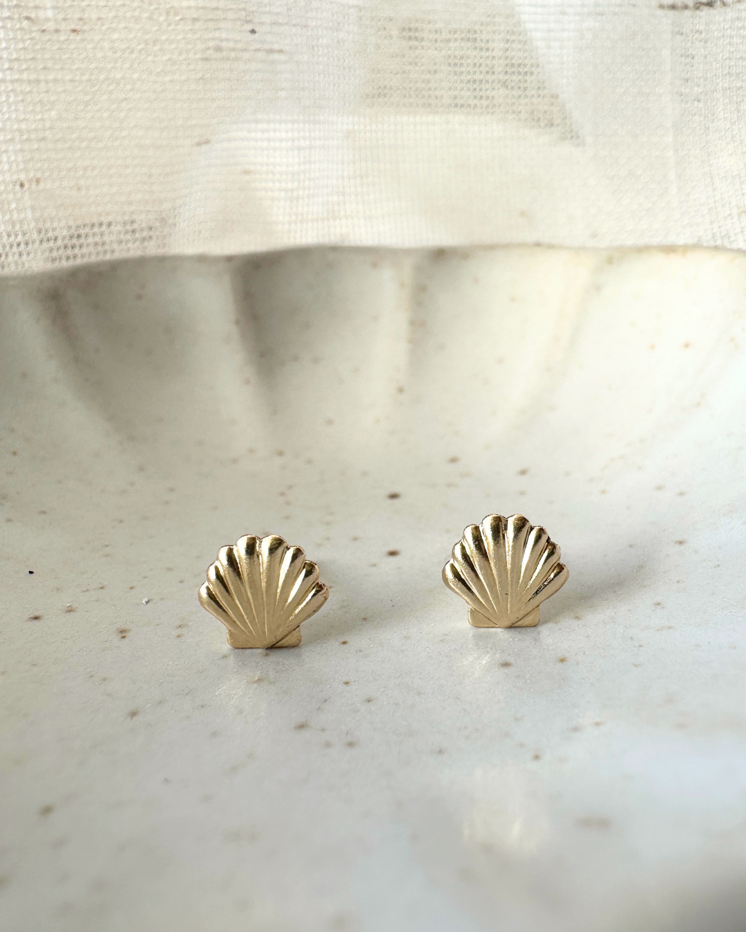 Mini Seashell Studs