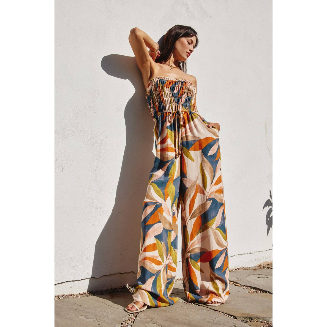 Destinations Wide Leg Jumpsuit